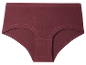 Bordeaux katoenen slip.