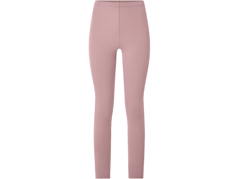 Roze dameslegging gemaakt van een zachte, comfortabele stof.