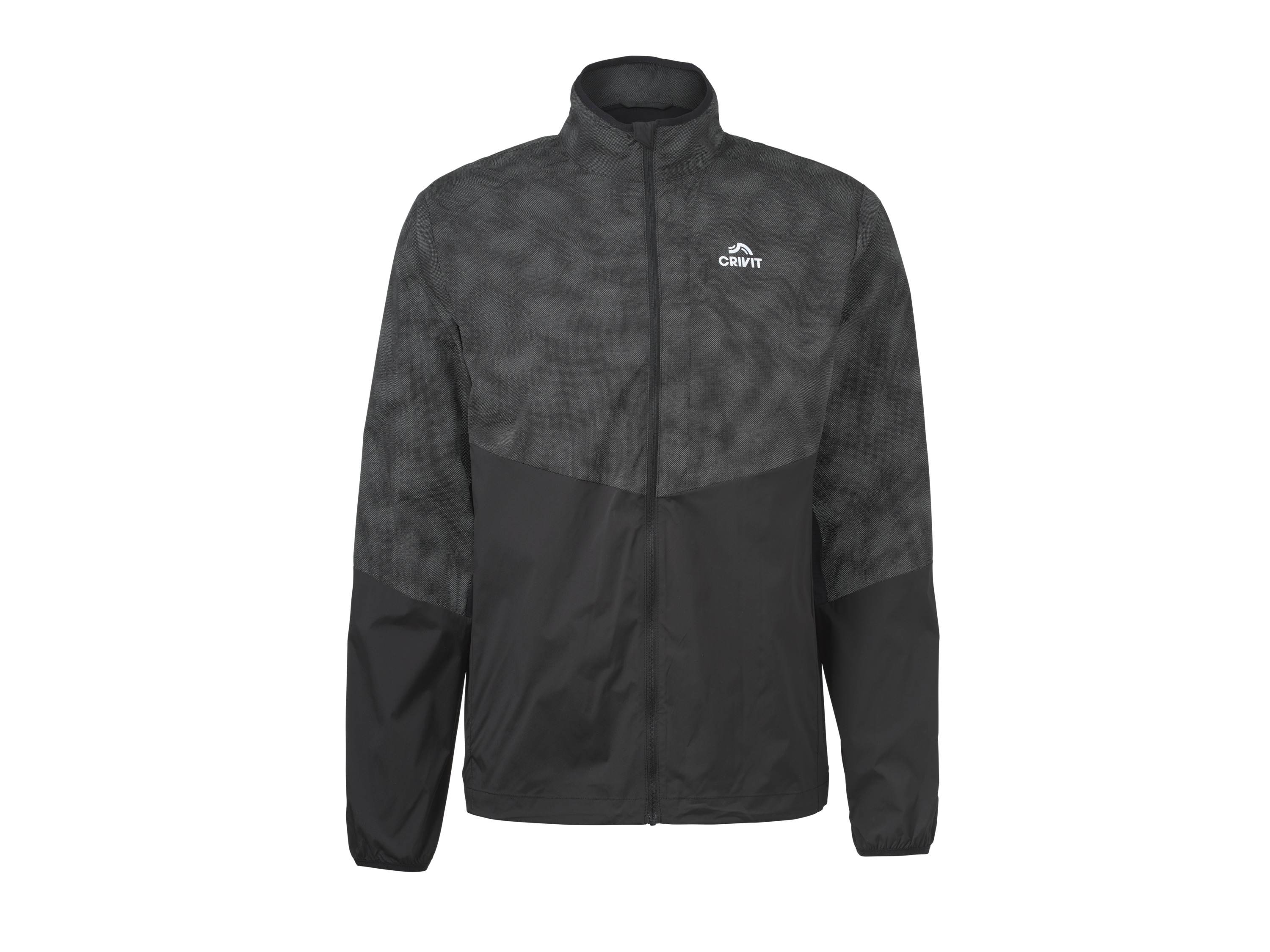 CRIVIT Heren hardloopjack (zwart, S)