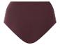 Dames high-waist slip in pruimkleur.