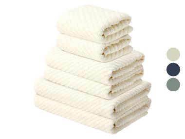 LIVARNO® Handdoekenset, 6-delig