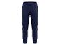 Donkerblauwe joggingbroek op een witte achtergrond