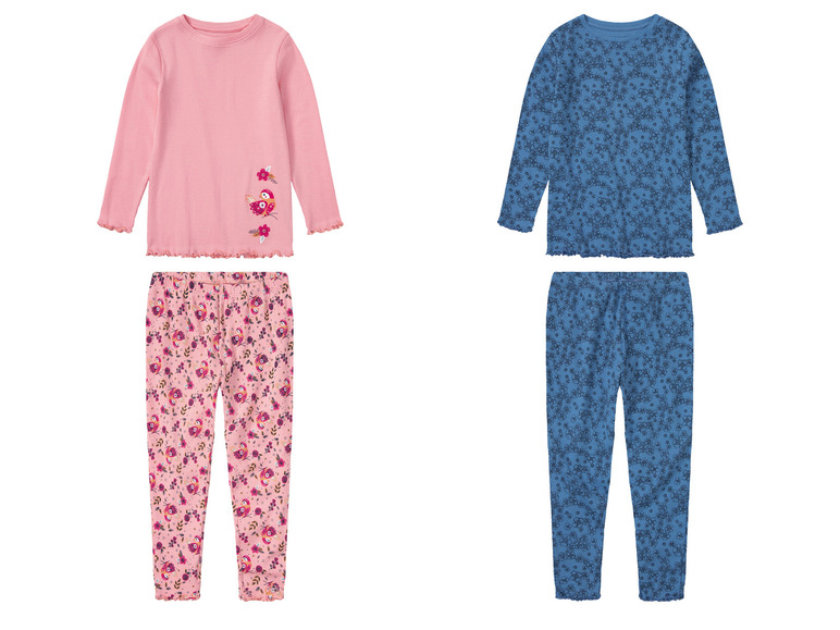 lupilu Meisjes pyjama (122-128, Blauw)