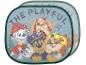 Paw Patrol auto zonnescherm met Marshall, Skye, Chase en Rubble en de tekst 'THE PLAYFUL'