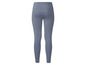 Donkerblauwe leggings voor sporten.