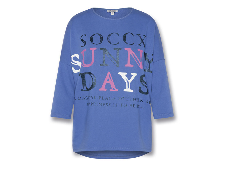 Ga naar volledige schermweergave: Soccx Dames shirt met 3/4 mouwen - afbeelding 2