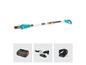 Gardena snoeischaar met accu, oplader en draagriem.