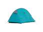 Een blauwe tent van Go Outdoors.