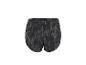 Zwarte sportshort met een subtiel camouflagepatroon