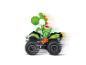 Carrera Mario Kart speelgoedquad met Yoshi-figuur in volle vaart