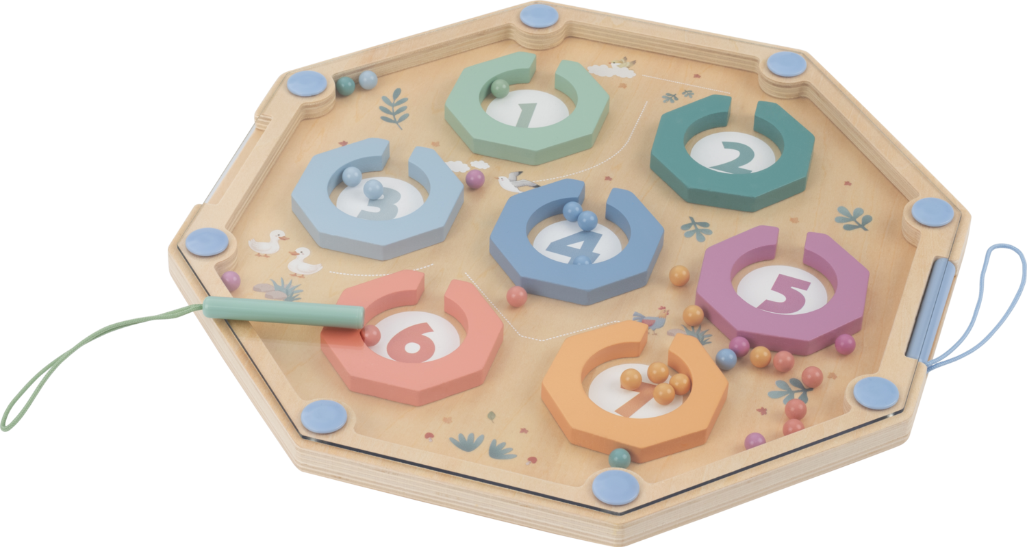 LUPILU Houten Montessori speelgoed (Magnetisch doolhof)
