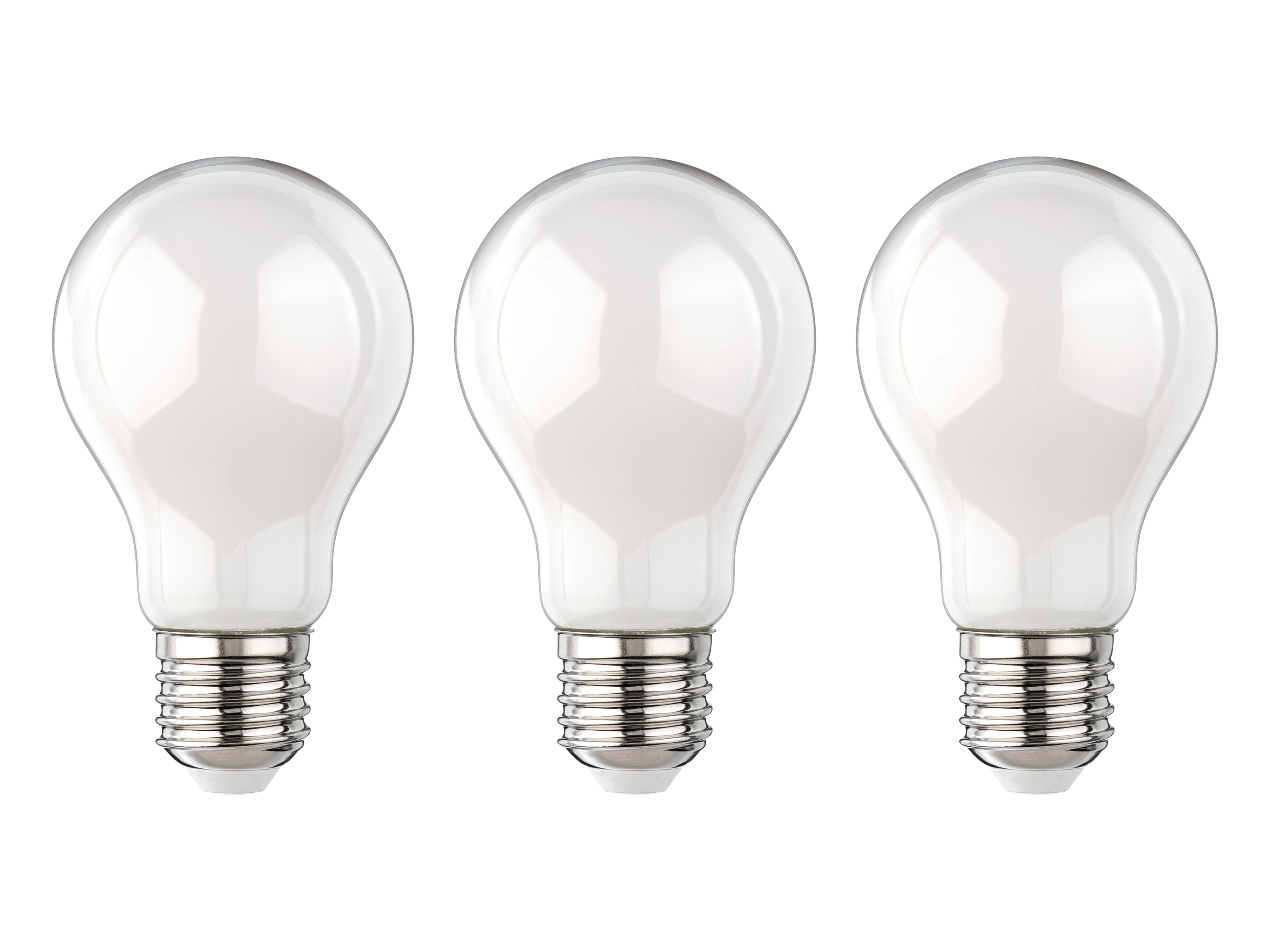 LIVARNO Set van 3 LED-filamentlampen (E27, melkachtig)