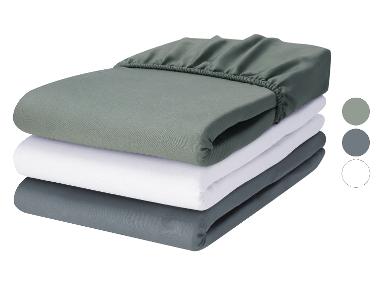 LIVARNO® Satijnen hoeslaken 90-100 x 200 cm
