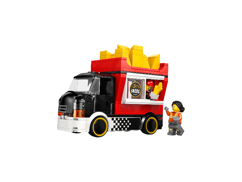 LEGO City 60488 Patatwagen met twee minifiguren.
