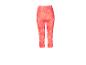 Dames sportlegging met oranje-roze stippenpatroon