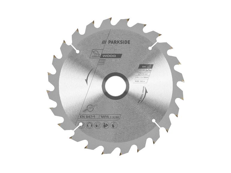 Parkside cirkelzaagblad voor hout.