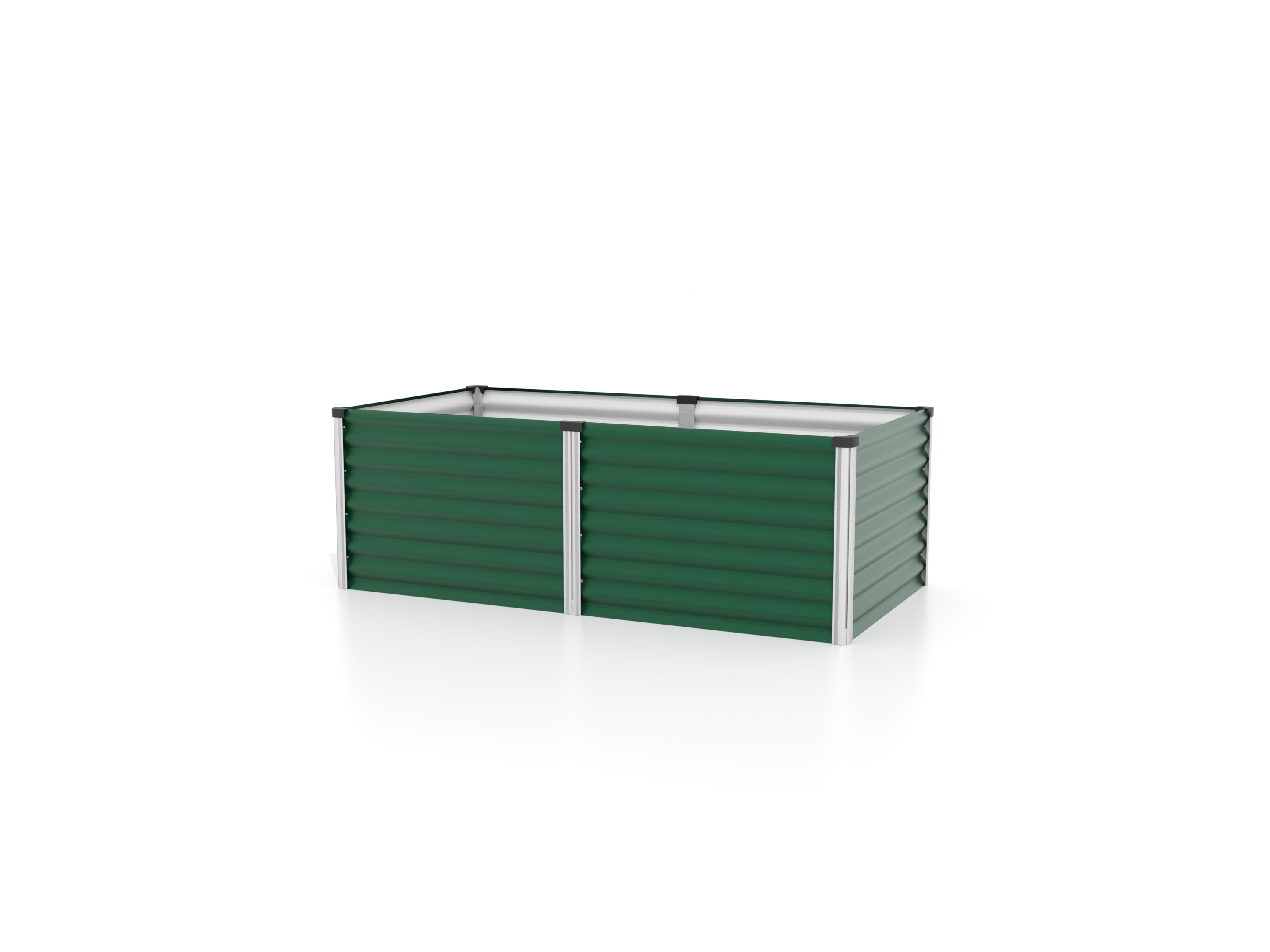 VITAVIA Metalen hoge kweekbak Meta - 63 of 86 cm hoogte (630, zeegras/alu)