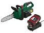 Parkside kettingzaag met accu en oplader.