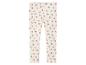 Witte leggings met roze vlinderprint