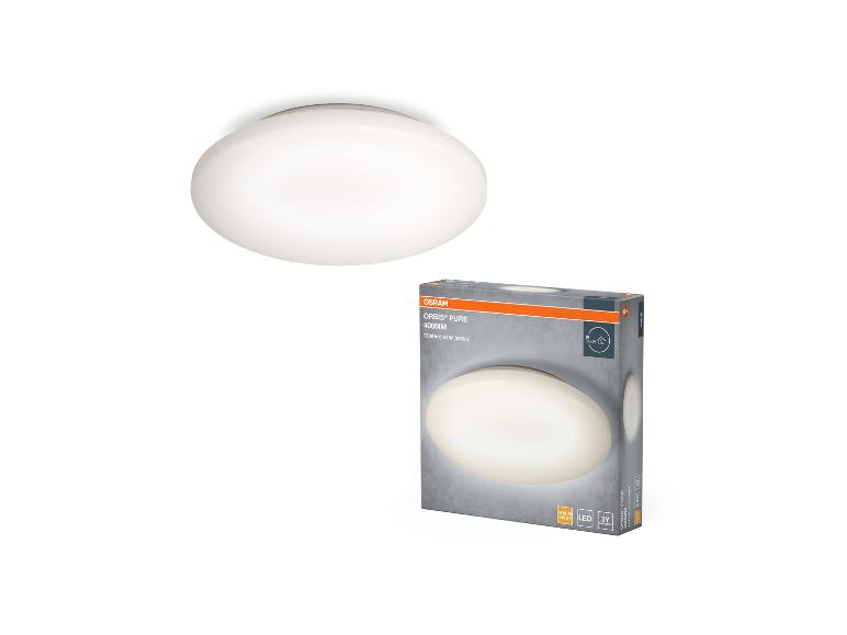 Ronde LED plafondlamp met verpakking, warm licht, 2700 lm, 24W, 3000K.