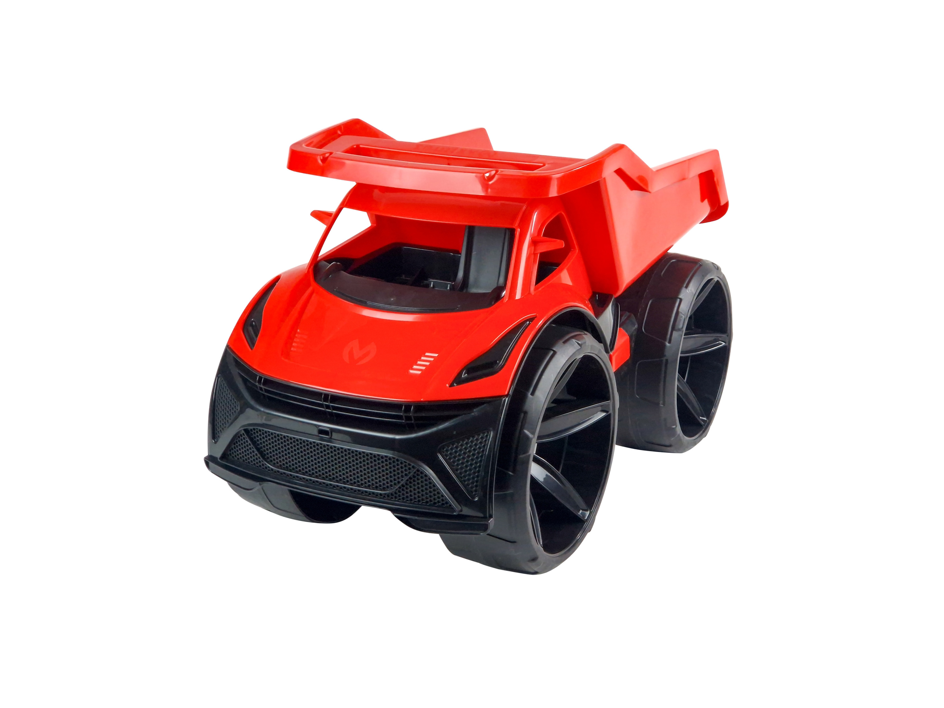 WADER Maximus kiepwagen of bulldozer (Kiepwagen rood) afbeelding