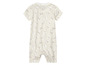 Baby romper met giraffen, schapen en vogels.