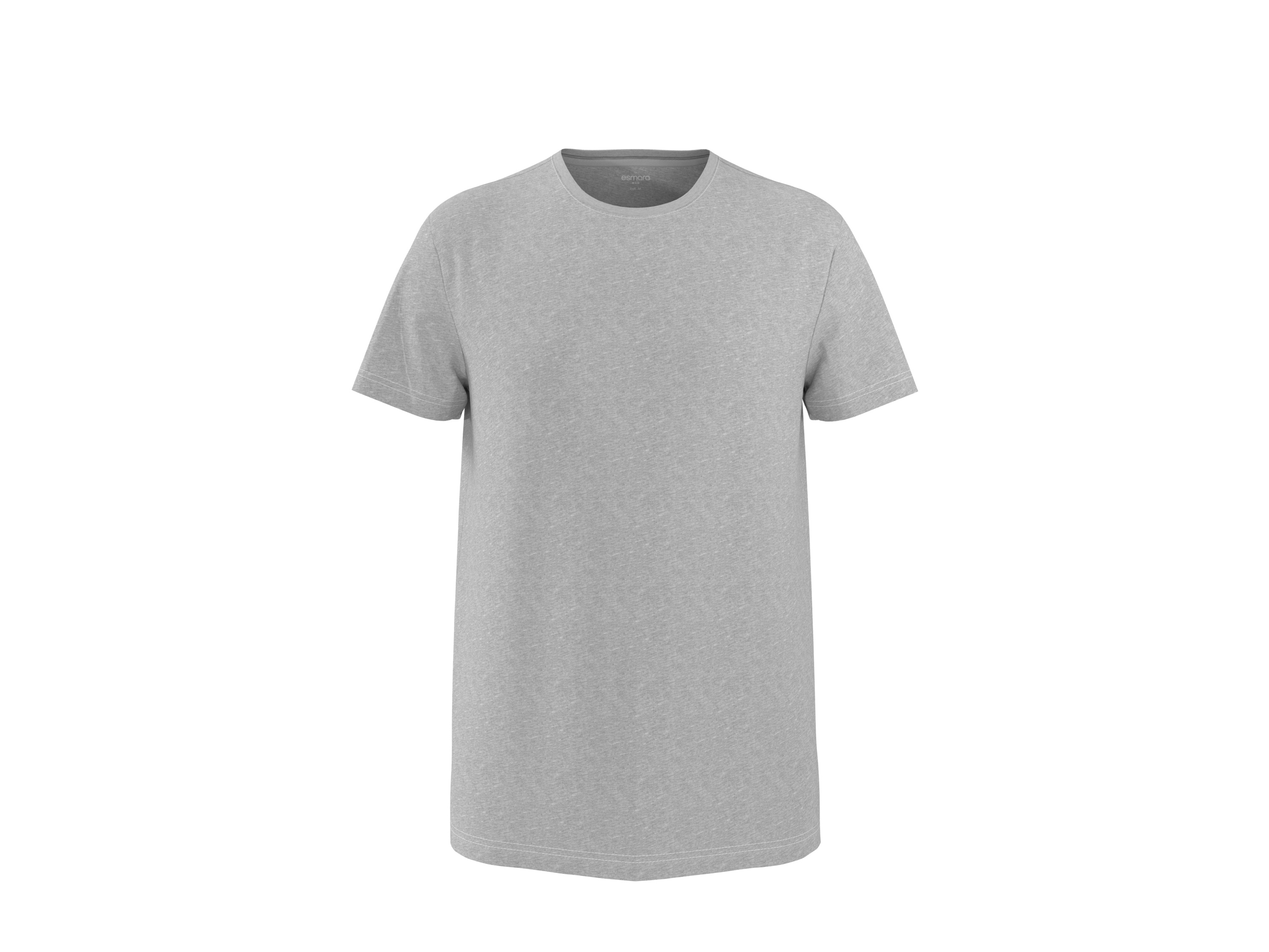 esmara Men Heren T-shirt (Grijs, M)