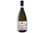 Fles witte wijn Pinot Grigio Delle Venezie DOC met een oud kaartetiket en gevleugelde leeuw.