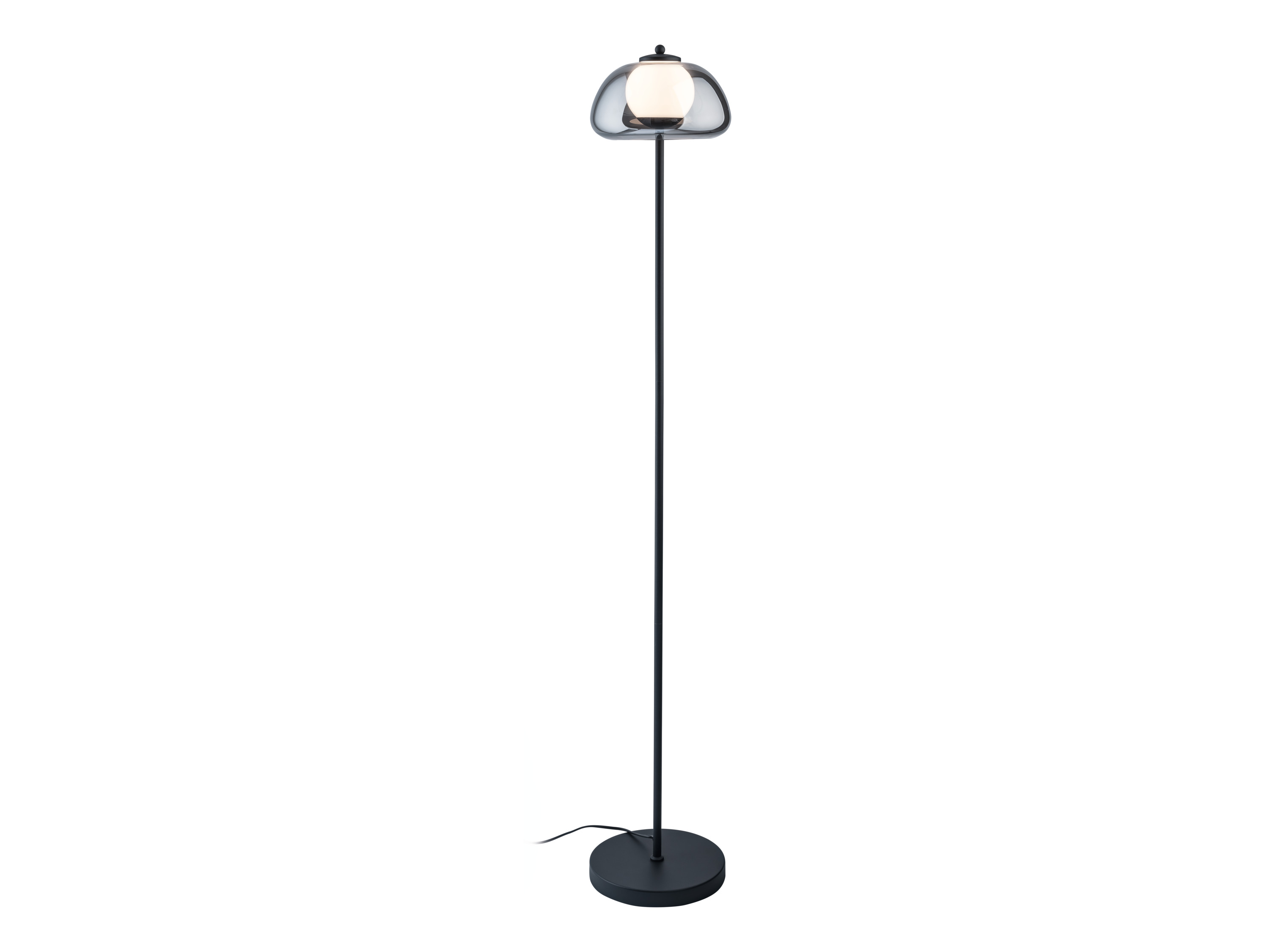 LIVARNO HOME Staande lamp (Grijs glas)
