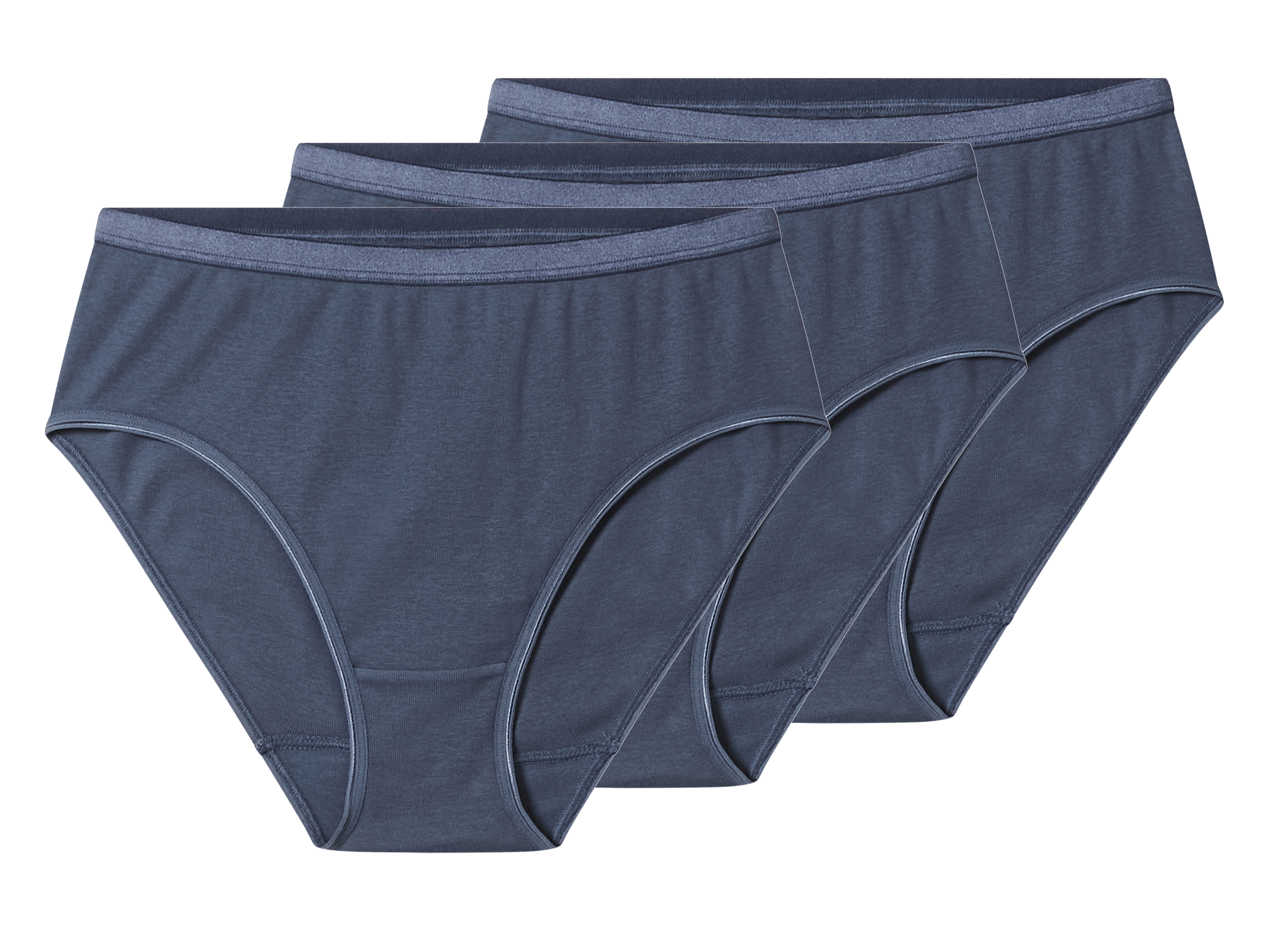 esmara Set van 3 dames onderbroeken (Blauw, M (40/42)) afbeelding