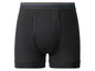 Zwarte boxershorts met een elastische tailleband.