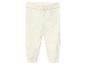 Witte gebreide broek voor baby's