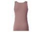 Eenvoudige mauve dames tanktop, achterkant