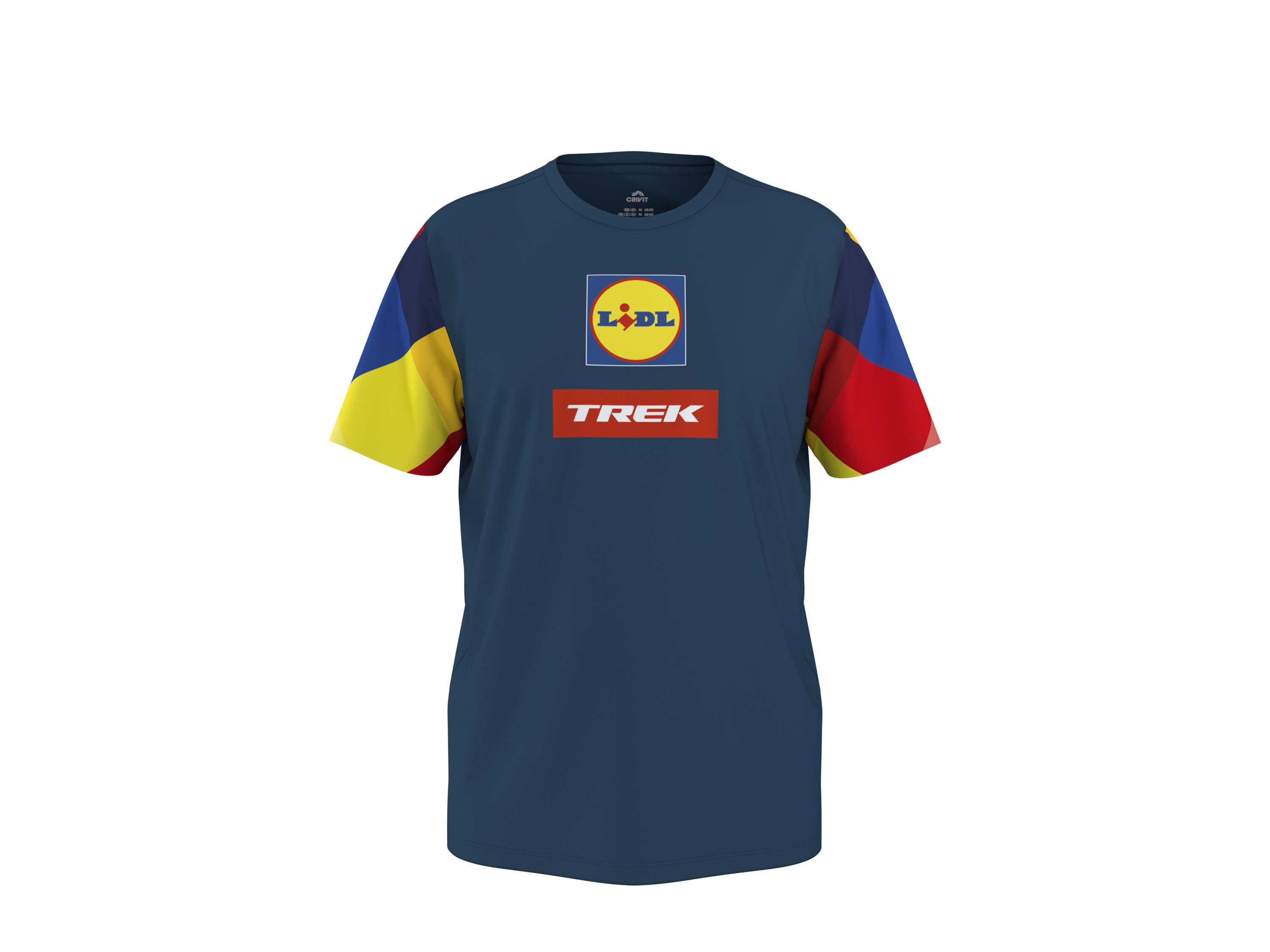 CRIVIT Heren sportshirt Lidl-Trek 2026 (Marineblauw, XXL)