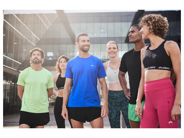 Crivit sportkleding: shirts, leggings en shorts voor hardlopen.