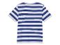 Blauw-wit gestreept shirt voor kinderen.