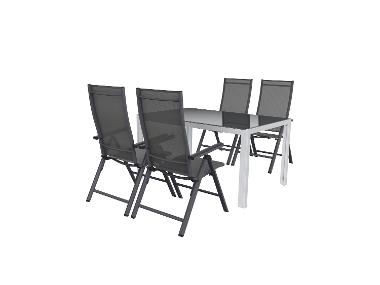 LIVARNO home Aluminium tuinset Houston 5-delig