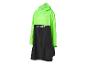 Crivit regenponcho in neon groen en zwart.