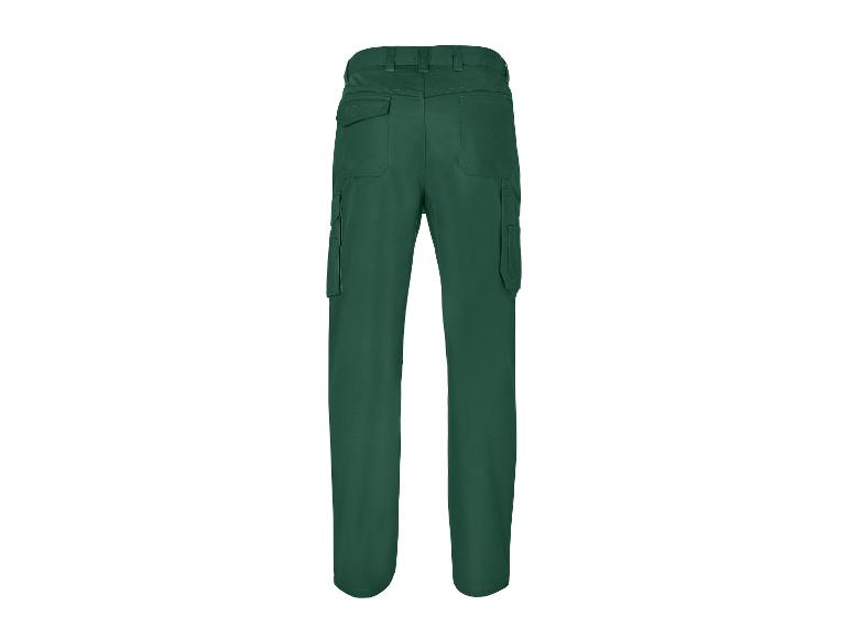 Groene cargo broek met zakken.