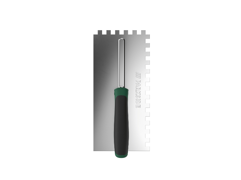 Parkside getande troffel voor tegelvoegen.