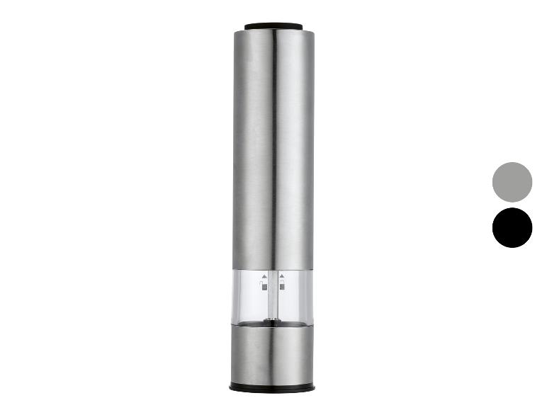 SILVERCREST® Rvs elektrische peper- of zoutmolen