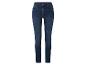 Donkerblauwe skinny jeans voor dames met hoge taille.