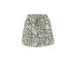 Rok met groen en wit botanisch patroon