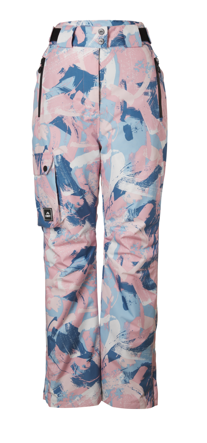 CRIVIT Dames ski- en snowboardbroek, Freeride (Print, 46)