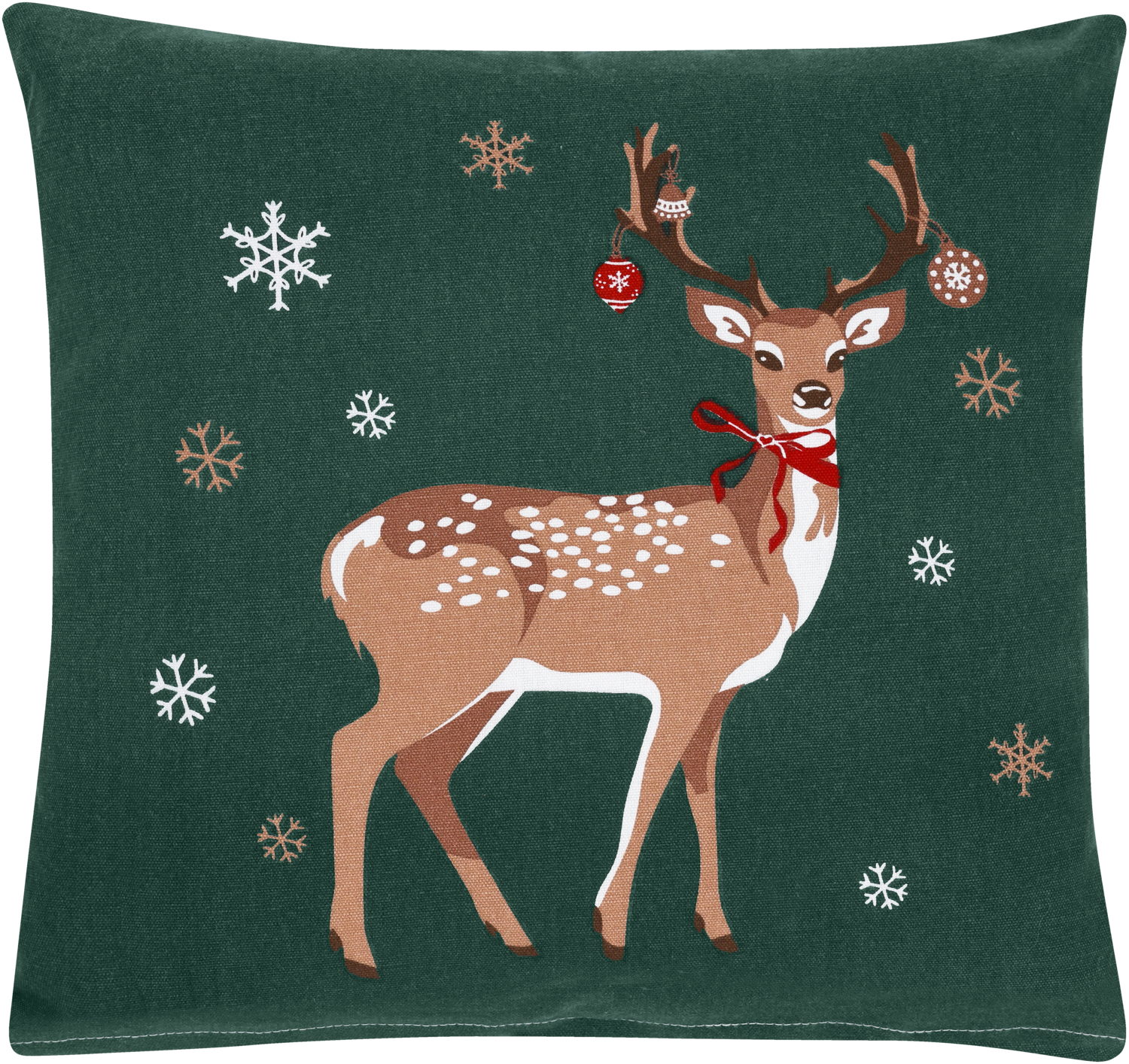 LIVARNO Kerst sierkussen, 40 x 40 cm (Rendier)