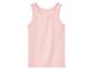 Een roze tanktop voor kinderen.