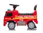 Rode brandweerauto speelgoed met nummer 112.