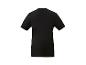Effen zwart T-shirt met korte mouwen, achterkant
