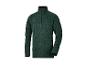Groen herenfleecejack met rits