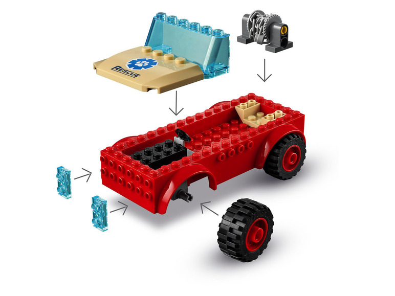 Ga naar volledige schermweergave: LEGO® City Wildlife Rescue off-roader - afbeelding 4